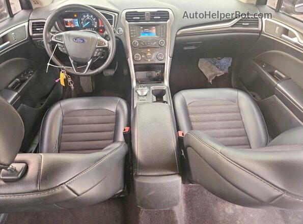 3FA6P0T91HR317092 2017 FORD FUSION Серый Вид панели приборов
