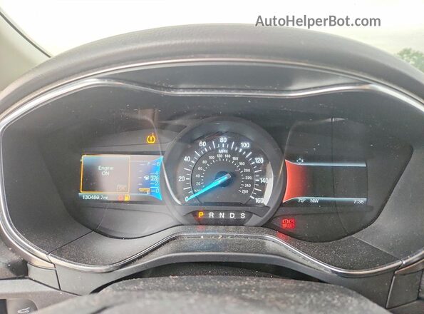 3FA6P0T91HR317092 2017 FORD FUSION Серый Вид щитка приборов