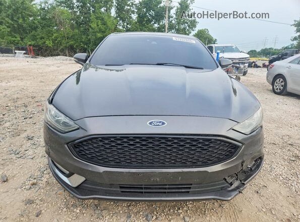 3FA6P0T91HR317092 2017 FORD FUSION Серый Вид спереди