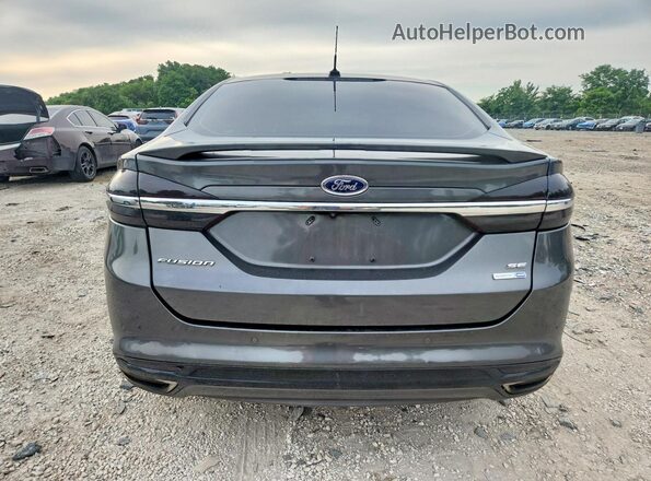 3FA6P0T91HR317092 2017 FORD FUSION Серый Вид сзади