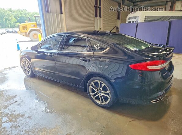3FA6P0T91HR401705 2017 FORD FUSION Черный Задняя левая четверть