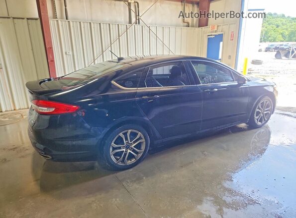 3FA6P0T91HR401705 2017 FORD FUSION Черный Задняя правая четверть
