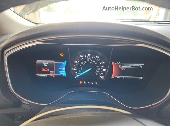 3FA6P0T91HR401705 2017 FORD FUSION Черный 