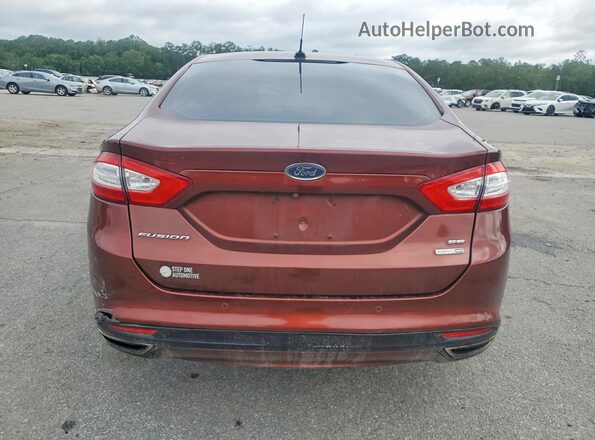 3FA6P0T92GR256608 2016 FORD FUSION Burgundy უკანა ხედი