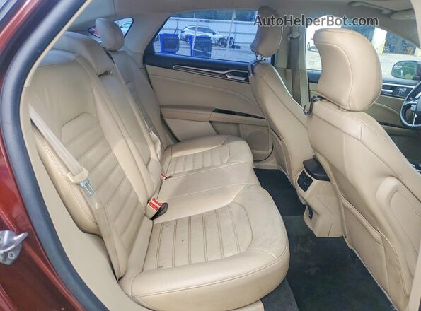 3FA6P0T92GR256608 2016 FORD FUSION Burgundy უკანა სავარძლების ხედი