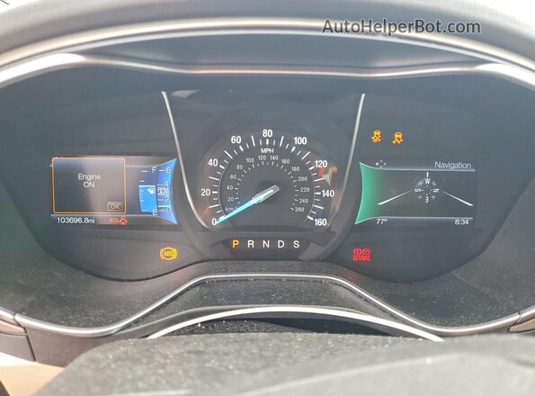 3FA6P0T92GR336068 2016 FORD FUSION White Vista del cuadro de instrumentos
