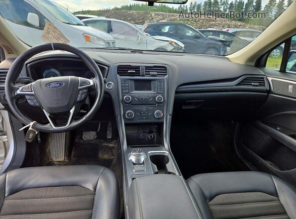 3FA6P0T93JR263963 2018 FORD FUSION Gray Вид панелі приладів