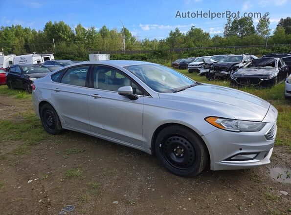 3FA6P0T93JR263963 2018 FORD FUSION Gray Передня права чверть