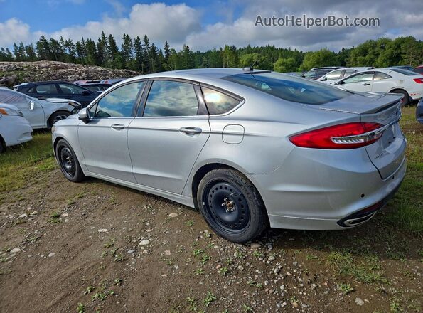 3FA6P0T93JR263963 2018 FORD FUSION Gray Задня ліва чверть
