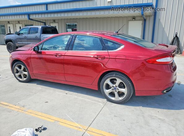 3FA6P0T94GR298858 2016 FORD FUSION Burgundy Задня ліва чверть