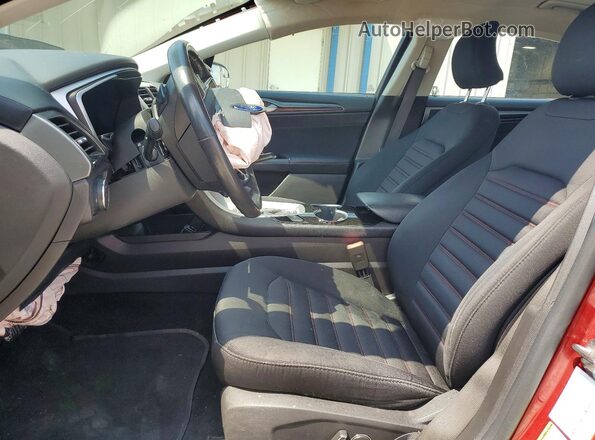 3FA6P0T94GR298858 2016 FORD FUSION Burgundy Вид салону спереду