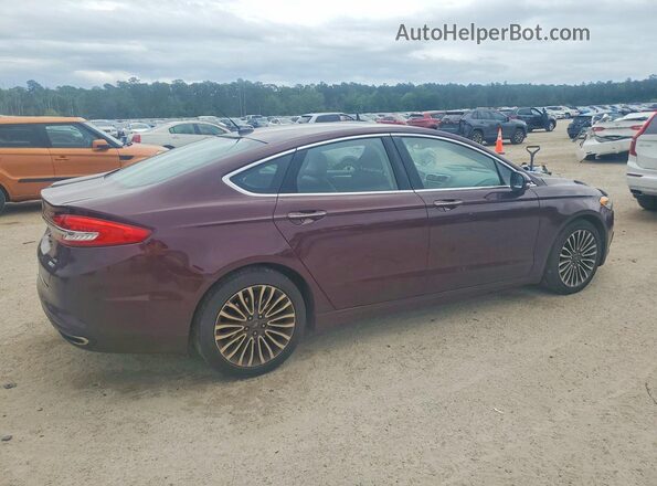 3FA6P0T94HR270821 2017 FORD FUSION Maroon Tył prawy