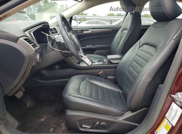 3FA6P0T94HR270821 2017 FORD FUSION Maroon Widok wnętrza z przodu