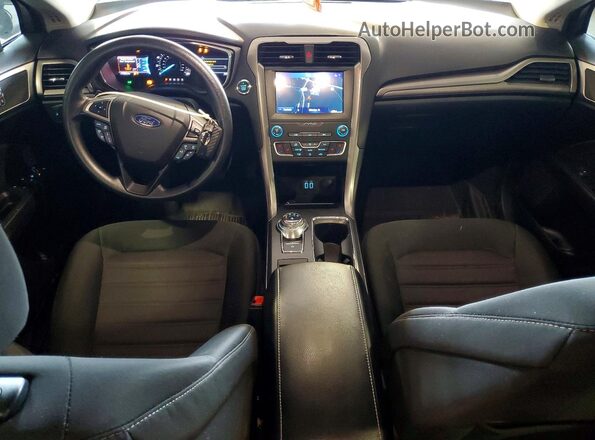 3FA6P0T94LR248939 2020 FORD FUSION Black წინა პანელის ხედი