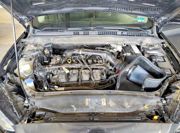 3FA6P0T94LR248939 2020 FORD FUSION Black უკანა სალონის ხედი