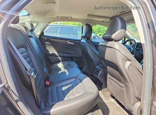3FA6P0T95GR294303 2016 FORD FUSION Gray Vista de los asientos traseros