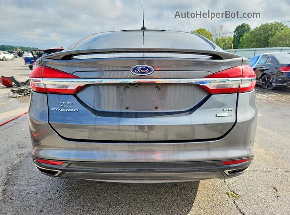 3FA6P0T95HR144967 2017 FORD FUSION Gray Widok z tyłu