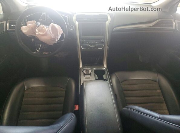 3FA6P0T95HR260072 2017 FORD FUSION White Առջևի վահանակի տեսք