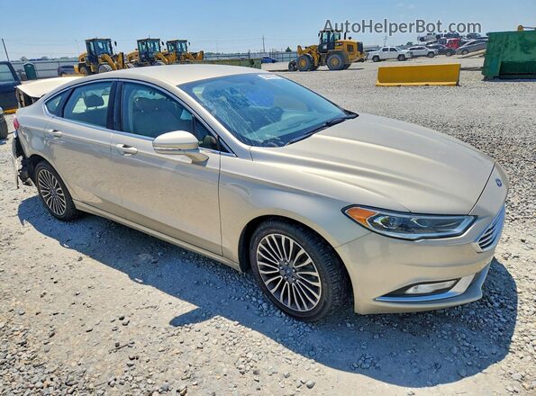 3FA6P0T95HR283156 2017 FORD FUSION Tan Front right