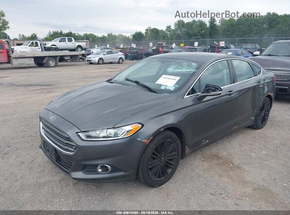 3FA6P0T96GR129148 2016 FORD FUSION Gray Առջևի ձախ երեք քառորդ տեսարան