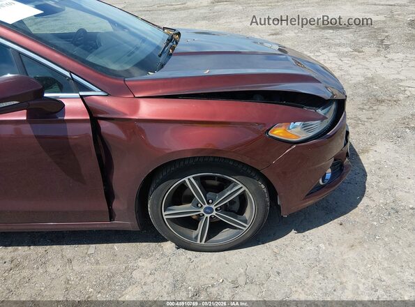 3FA6P0T96GR230898 2016 FORD FUSION Burgundy 