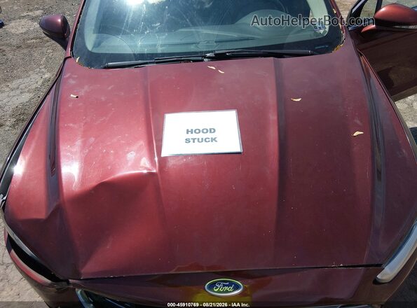 3FA6P0T96GR230898 2016 FORD FUSION Burgundy Հետևի տեսք