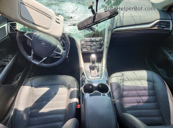 3FA6P0T96GR301582 2016 FORD FUSION White Вид панелі приладів