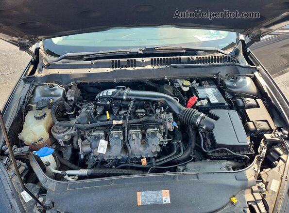 3FA6P0T96GR310167 2016 FORD FUSION Серый Вид задней части салона