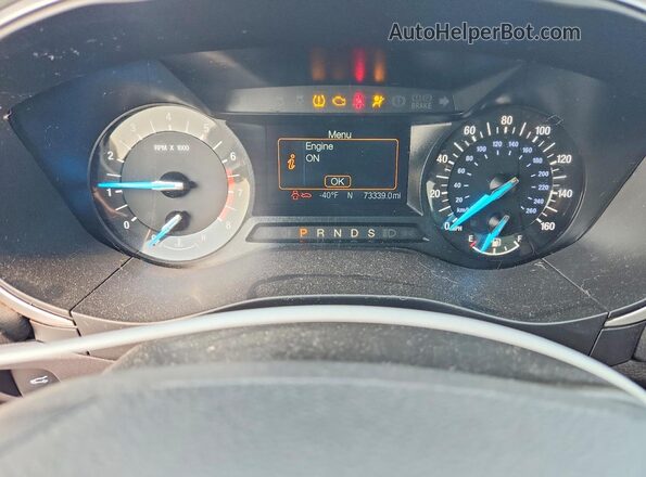 3FA6P0T96GR310167 2016 FORD FUSION Серый Вид щитка приборов