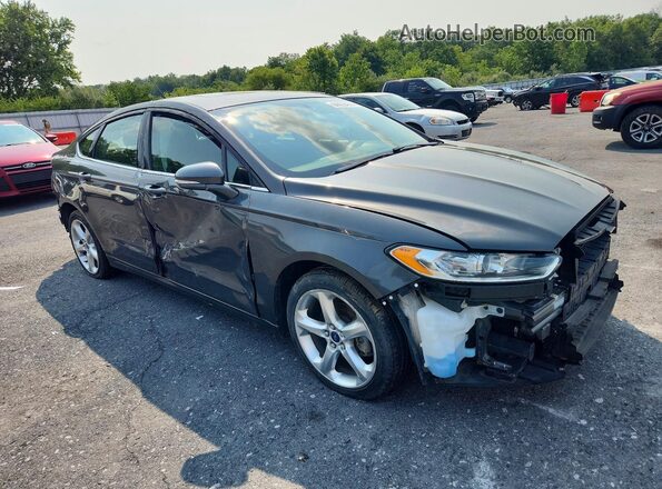 3FA6P0T96GR310167 2016 FORD FUSION Серый Передняя правая четверть