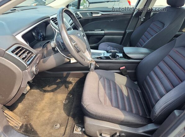 3FA6P0T96GR310167 2016 FORD FUSION Серый Вид салона спереди