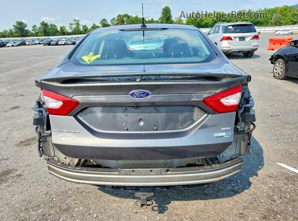 3FA6P0T96GR310167 2016 FORD FUSION Серый Вид сзади