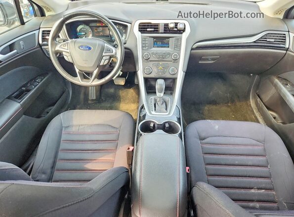 3FA6P0T96GR310167 2016 FORD FUSION Серый Вид панели приборов