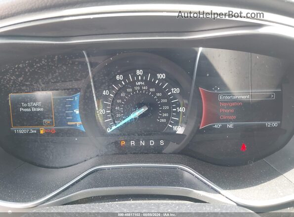 3FA6P0T96GR373530 2016 FORD FUSION Gray Rear seats view
