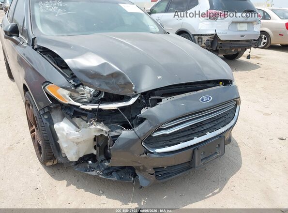 3FA6P0T96GR373530 2016 FORD FUSION Gray Front view