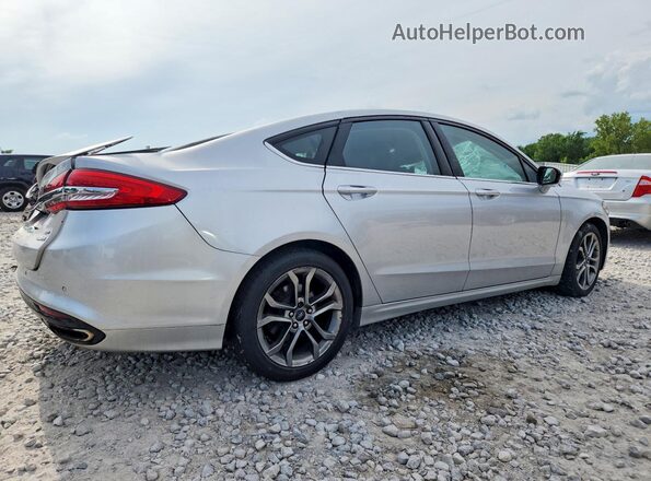 3FA6P0T96HR171918 2017 FORD FUSION Silver Trasero derecho