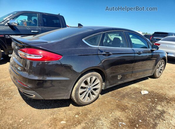 3FA6P0T96LR236582 2020 FORD FUSION Black Trasero derecho