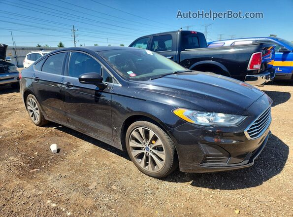3FA6P0T96LR236582 2020 FORD FUSION Black Delantero derecho
