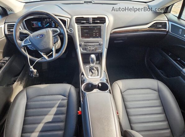 3FA6P0T97GR107773 2016 FORD FUSION Silver Вид панелі приладів