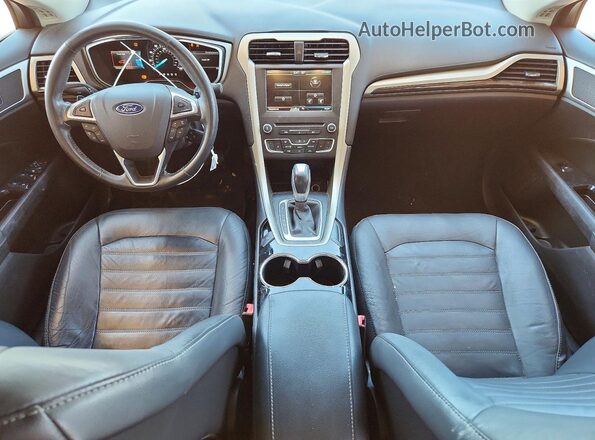 3FA6P0T97GR379224 2016 FORD FUSION Gray წინა პანელის ხედი