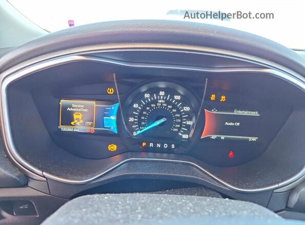 3FA6P0T97GR379224 2016 FORD FUSION Gray ხელსაწყოთა პანელის ხედი