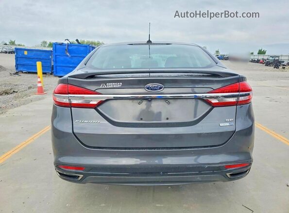 3FA6P0T97HR306825 2017 FORD FUSION Серый Вид сзади