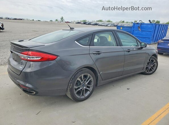 3FA6P0T97HR306825 2017 FORD FUSION Серый Задняя правая четверть