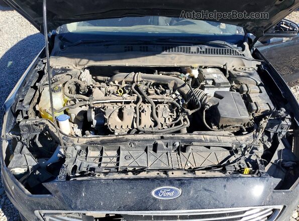 3FA6P0T97LR202294 2020 FORD FUSION Black უკანა სალონის ხედი