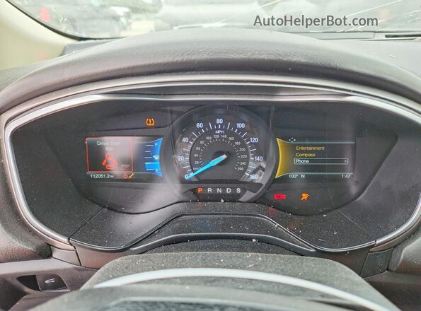 3FA6P0T97LR202327 2020 FORD FUSION Charcoal Vista del cuadro de instrumentos