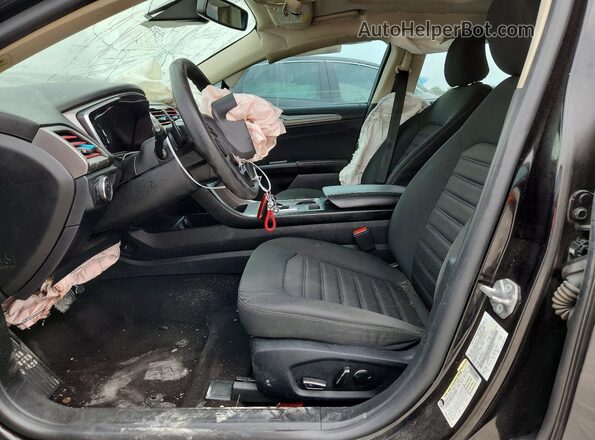 3FA6P0T97LR202327 2020 FORD FUSION Charcoal Vista interior delantera