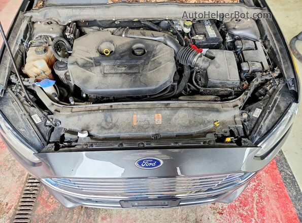 3FA6P0T98GR252949 2016 FORD FUSION Gray Вид задньої частини салону