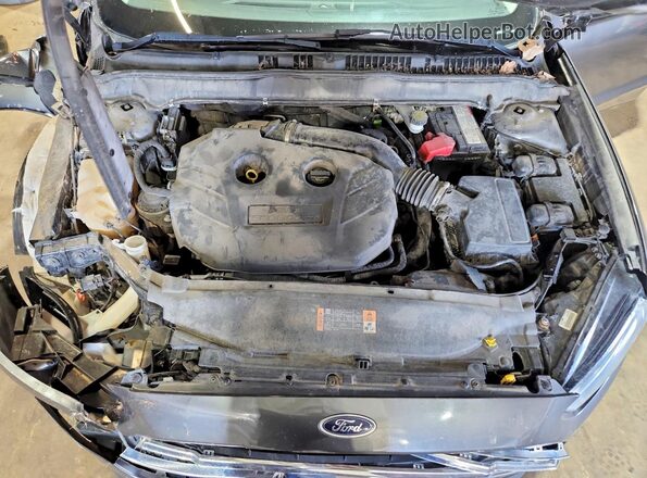 3FA6P0T98GR353506 2016 FORD FUSION Gray Вид задньої частини салону