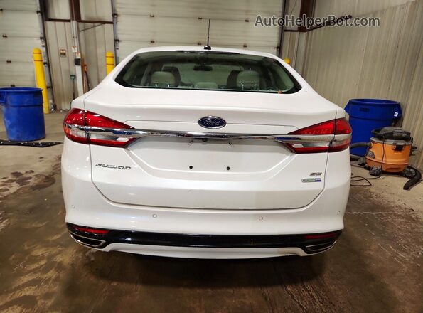 3FA6P0T98HR174254 2017 FORD FUSION White Rear view