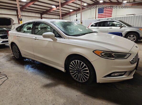 3FA6P0T98HR174254 2017 FORD FUSION White Front right